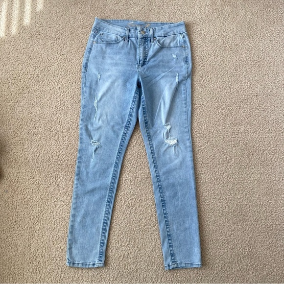 Seven7 Denim - Seven7 Women’s Tummyless High Rise Skinny Distressed Jeans Size 10 NWOT